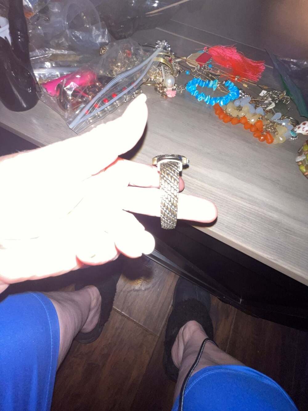 Avon Textured Cuff Quartz Watch - Picture 2 of 3
